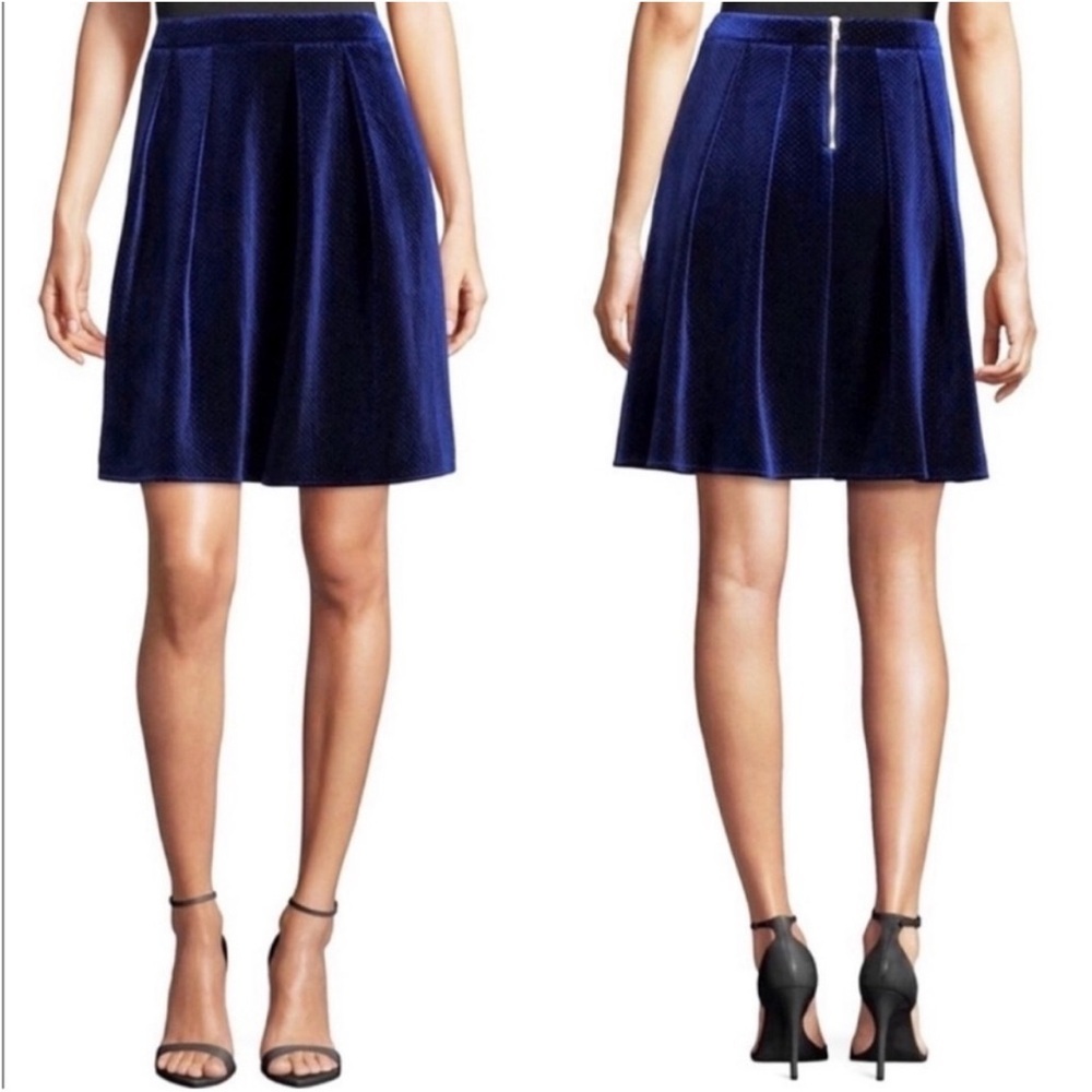 Worthington velvet pockets mini skirt 20W